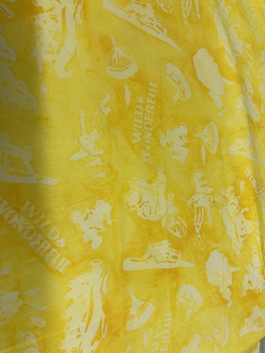 Wild & Wonderful 6 (Yellow) Sold by Yard