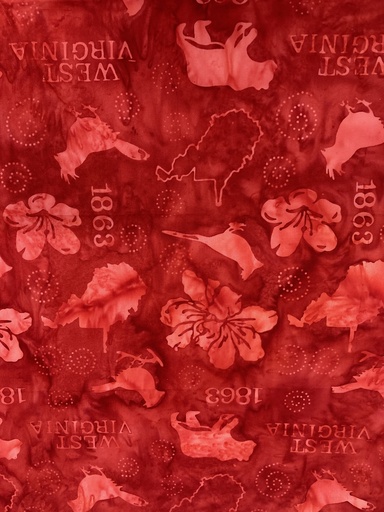 1863-5 (Red ) Sold by Yard